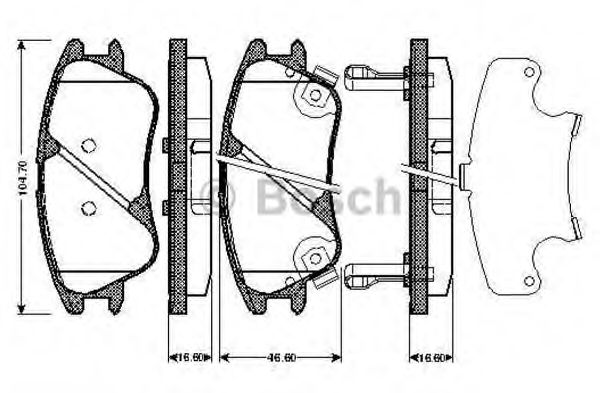 BOSCH 0 986 TB2 897