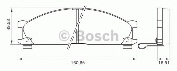 BOSCH 0 986 BB0 157