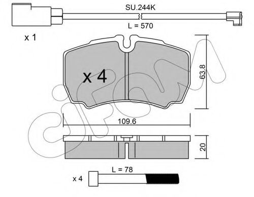 CIFAM 822-604-2K