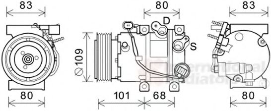 VAN WEZEL 8200K405