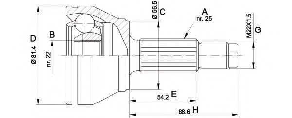 OPEN PARTS CVJ5192.10