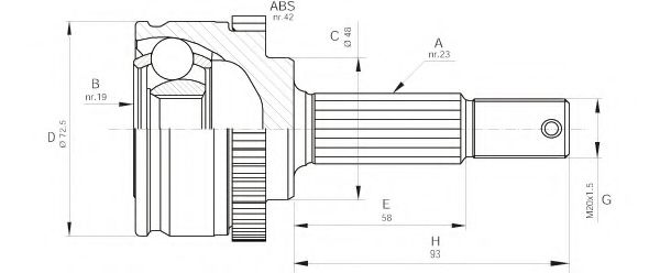 OPEN PARTS CVJ5197.10