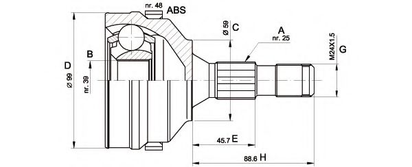 OPEN PARTS CVJ5275.10