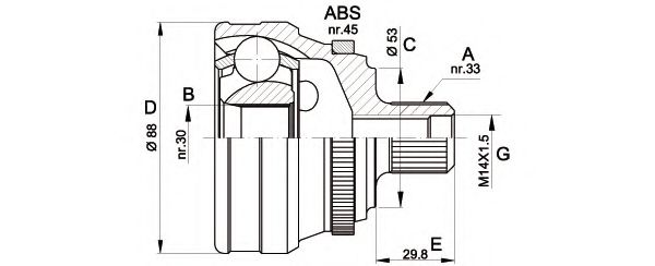 OPEN PARTS CVJ5304.10