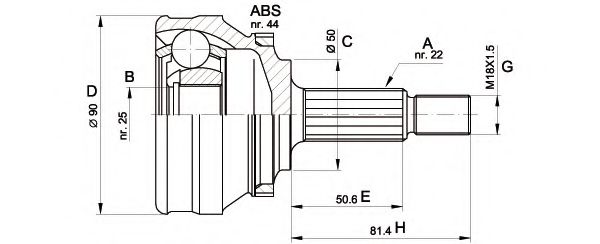 OPEN PARTS CVJ5363.10