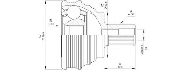 OPEN PARTS CVJ5535.10