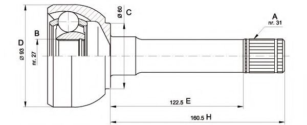 OPEN PARTS CVJ5562.10