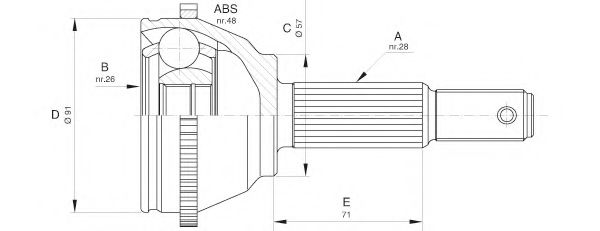 OPEN PARTS CVJ5604.10