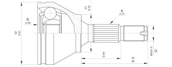 OPEN PARTS CVJ5632.10