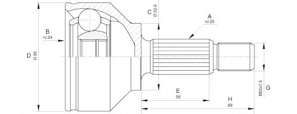 OPEN PARTS CVJ5644.10