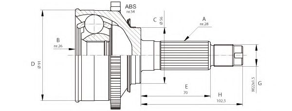 OPEN PARTS CVJ5686.10