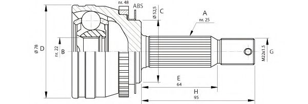 OPEN PARTS CVJ5689.10