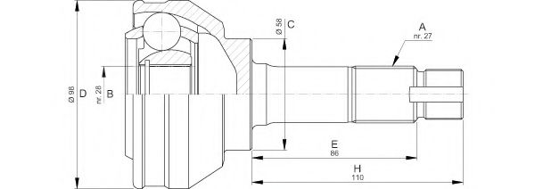 OPEN PARTS CVJ5703.10