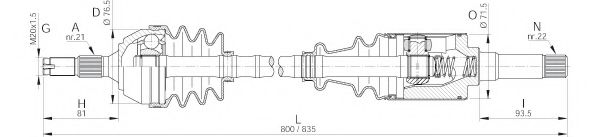 OPEN PARTS DRS6087.00