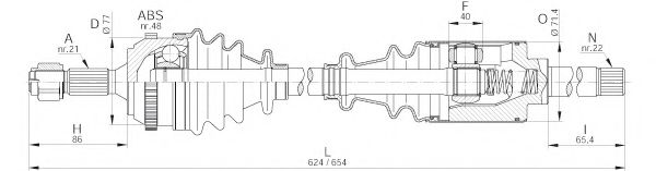 OPEN PARTS DRS6214.00