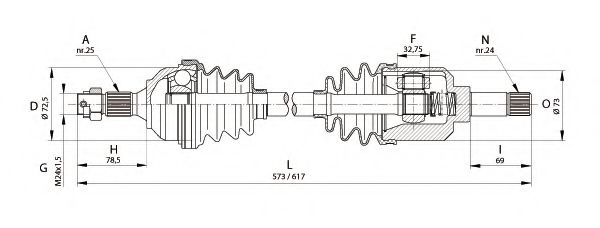 OPEN PARTS DRS6218.00