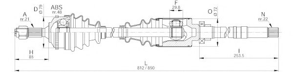 OPEN PARTS DRS6223.00