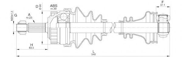 OPEN PARTS DRS6251.00