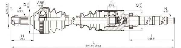 OPEN PARTS DRS6266.00