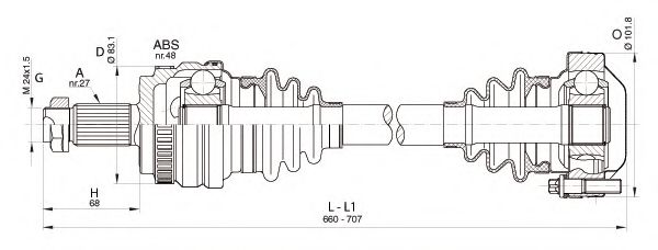 OPEN PARTS DRS6357.00