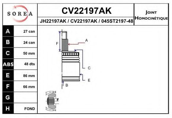 EAI CV22197AK