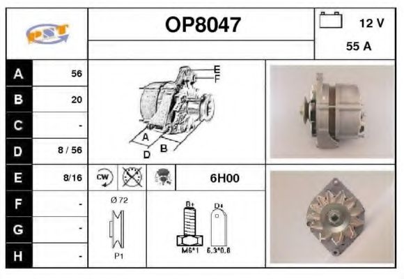 SNRA OP8047