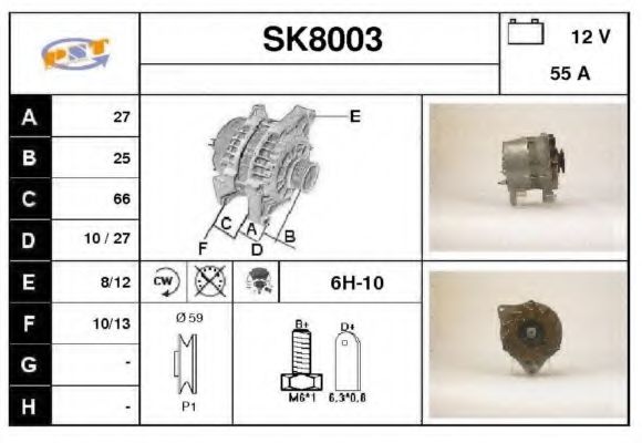 SNRA SK8003