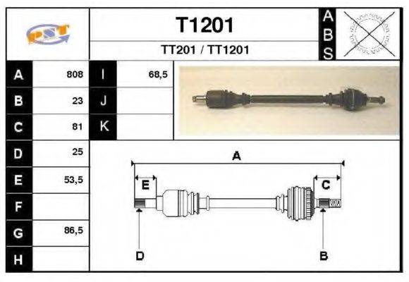 SNRA T1201