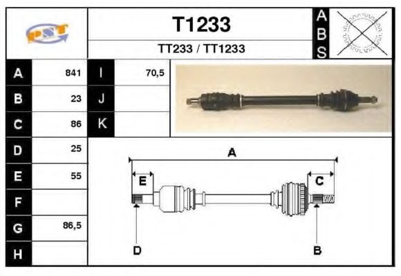 SNRA T1233