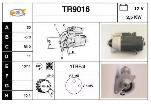 SNRA TR9016