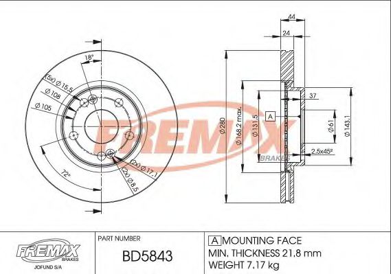 FREMAX BD-5843
