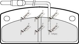 APEC braking PAD1430