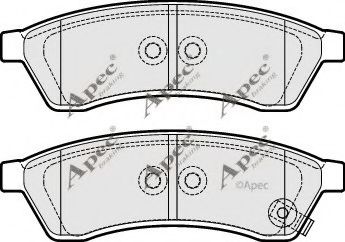 APEC braking PAD1672
