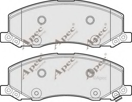 APEC braking PAD1696