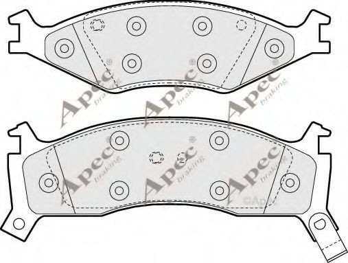 APEC braking PAD925