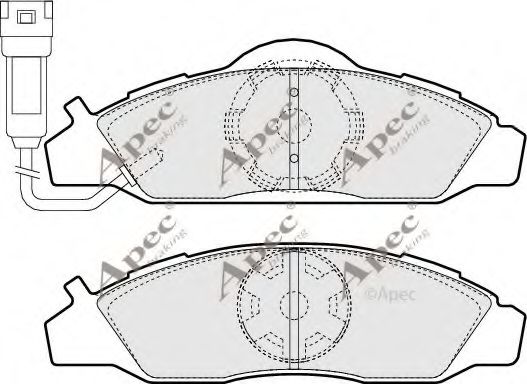 APEC braking PAD957