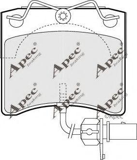 APEC braking PAD1146