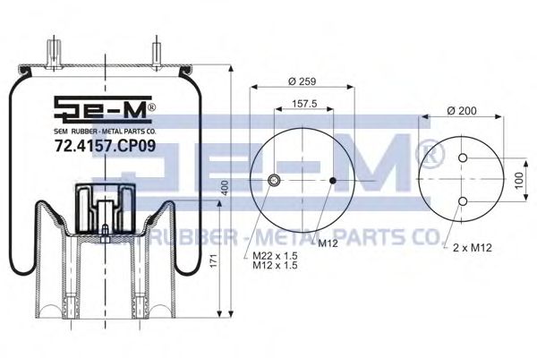 SEM LASTIK 72.4157.CP09