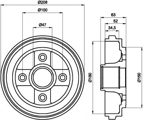 HELLA PAGID 8DT 355 300-381