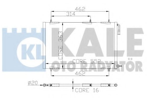 KALE OTO RADYATÖR 300100