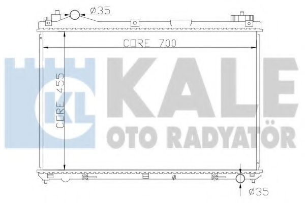 KALE OTO RADYATÖR 365400