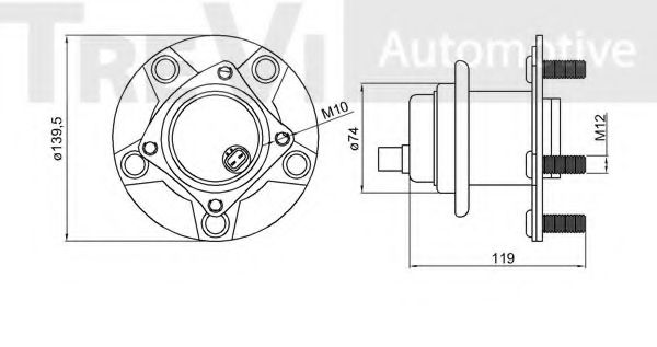 TREVI AUTOMOTIVE WB1176