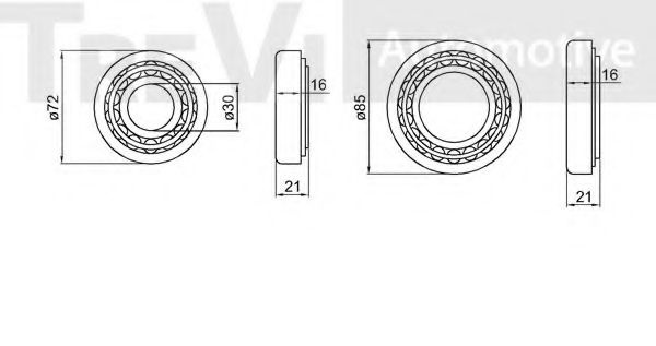 TREVI AUTOMOTIVE WB1516