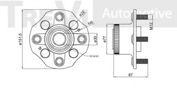 TREVI AUTOMOTIVE WB1567