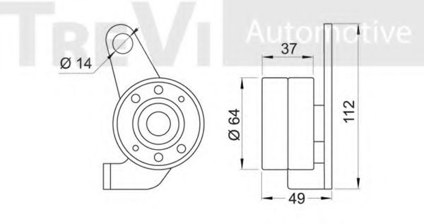 TREVI AUTOMOTIVE TD1223