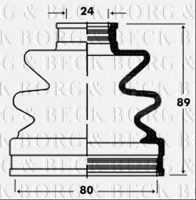 BORG & BECK BCB2824