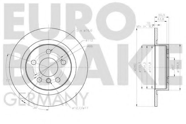 EUROBRAKE 58152015119