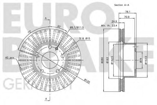 EUROBRAKE 5815201528