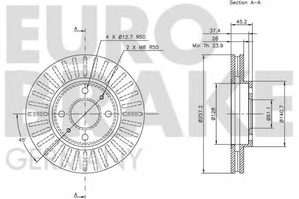 EUROBRAKE 5815202249