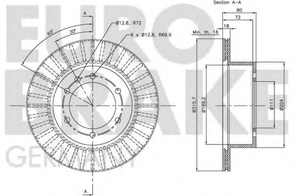 EUROBRAKE 5815202255